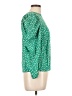 River Island Green Long Sleeve Blouse Size 10 - photo 4