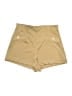 H&M Solid Gold Khaki Shorts Size M - photo 1