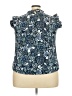 Fred David Blue Sleeveless Blouse Size 3X - photo 2