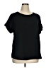 Blue Sol 100% Polyester Black Short Sleeve Top Size XL - photo 1