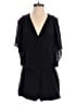 Chelsea Flower 100% Silk Solid Black Romper Size XS - photo 1