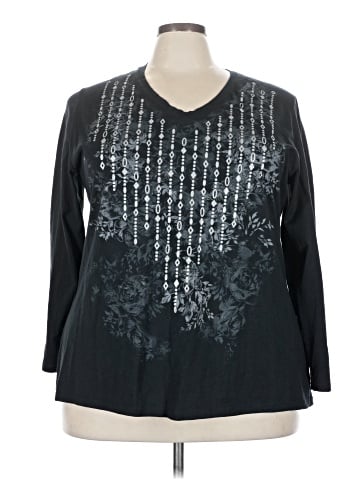 Just My Size 3/4 Sleeve T-Shirt (view 1)