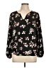 Violet & Claire Black Long Sleeve Blouse Size L - photo 1