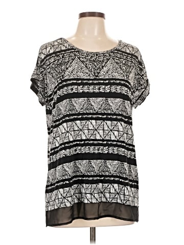 Christopher & Banks Short Sleeve Blouse (view 1)