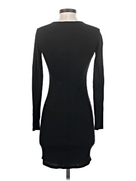 chinese dress ladies Ruched Bodycon Midi Dress Black / Xs main image 0