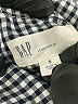 Gap 100% Cotton Houndstooth Gray Long Sleeve Button-Down Shirt Size S - photo 7