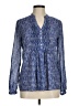 HD in Paris 100% Polyester Blue Long Sleeve Blouse Size 6 - photo 1