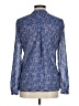 HD in Paris 100% Polyester Blue Long Sleeve Blouse Size 6 - photo 2
