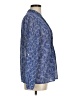 HD in Paris 100% Polyester Blue Long Sleeve Blouse Size 6 - photo 4