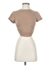 BEIGE BOTANY Tan Short Sleeve Turtleneck Size S - photo 1