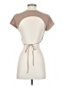 BEIGE BOTANY Tan Short Sleeve Turtleneck Size S - photo 2