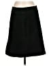 Express 100% Leather Solid Black Leather Skirt Size 5 - 6 - photo 1