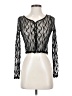 Shein Black Long Sleeve Top Size 2 - photo 1