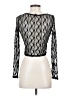 Shein Black Long Sleeve Top Size 2 - photo 2