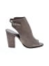 Lucky Brand Gray Tan Heels Size 8 1/2 - photo 1