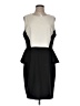 B. Smart Color Block Black Cocktail Dress Size 13 - 14 - photo 1