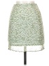 Shein 100% Polyester Print Green Casual Skirt Size 2 - photo 1