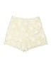 Shein Floral Yellow Shorts Size L - photo 2