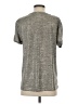 Deletta Metallic Gray Short Sleeve T-Shirt Size S - photo 2