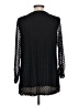Onyx 100% Polyester Black 3/4 Sleeve Blouse Size L - photo 2