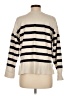 Zara Stripes Ivory Turtleneck Sweater Size M - photo 2