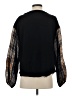 Miss Me 100% Cotton Plaid Black Pullover Sweater Size S - photo 2