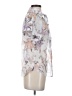 Unbranded Floral White Short Sleeve Blouse Size S - photo 4