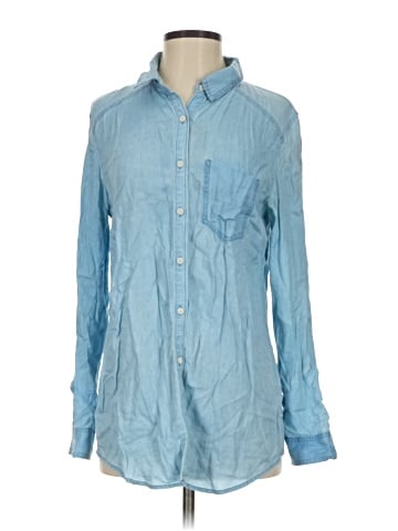 Rubbish Long Sleeve Button-Down Shirt (view 1)