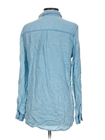 Rubbish Long Sleeve Button-Down Shirt (view 2)
