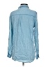Rubbish 100% Rayon Blue Long Sleeve Button-Down Shirt Size S - photo 2