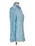 Rubbish 100% Rayon Blue Long Sleeve Button-Down Shirt Size S - photo 4
