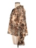 Assorted Brands 100% Polyester Animal Print Brown Long Sleeve Blouse Size L - photo 5