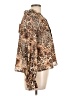 Assorted Brands 100% Polyester Animal Print Brown Long Sleeve Blouse Size L - photo 4