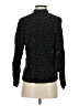 Cameo 100% Rayon Polka Dots Black Long Sleeve Blouse Size XS - photo 2