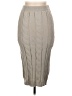 Unbranded 100% Polyester Chevron-herringbone Gray Casual Skirt Size L - photo 2