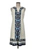 Hale Bob Paisley Blue Ivory Casual Dress Size M - photo 1