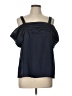 Tibi 100% Polyester Black Sleeveless Blouse Size 10 - photo 1