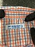 Mayoral Checkered-gingham Orange Short Sleeve Button-Down Shirt 6-9 MO / 9 MO - photo 3