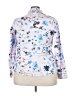 Unbranded Print Silver Long Sleeve Blouse Size 3X - photo 2