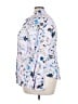 Unbranded Print Silver Long Sleeve Blouse Size 3X - photo 5