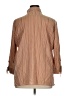 Liz & Co. 100% Cotton Stripes Brown 3/4 Sleeve Button-Down Shirt Size XL - photo 2