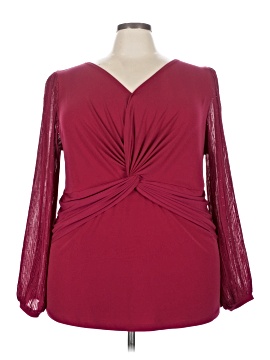 Susan Graver Long Sleeve Blouse