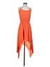 Max and Cleo 100% Polyester Solid Orange Cocktail Dress Size S - photo 1