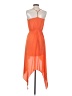 Max and Cleo 100% Polyester Solid Orange Cocktail Dress Size S - photo 2