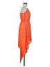 Max and Cleo 100% Polyester Solid Orange Cocktail Dress Size S - photo 4