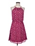 Miami 100% Polyester Hearts Pink Casual Dress Size S - photo 1