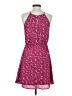 Miami 100% Polyester Hearts Pink Casual Dress Size S - photo 2