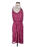 Miami 100% Polyester Hearts Pink Casual Dress Size S - photo 4
