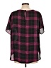 Torrid 100% Polyester Burgundy Short Sleeve Blouse Size Lg Plus (0) - photo 2