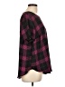 Torrid 100% Polyester Burgundy Short Sleeve Blouse Size Lg Plus (0) - photo 4